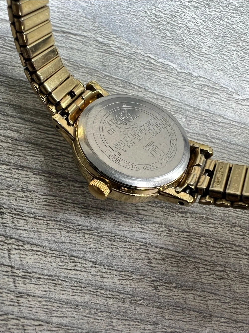 Timex indiglo Gold-Tone Women's Watch with White Dial